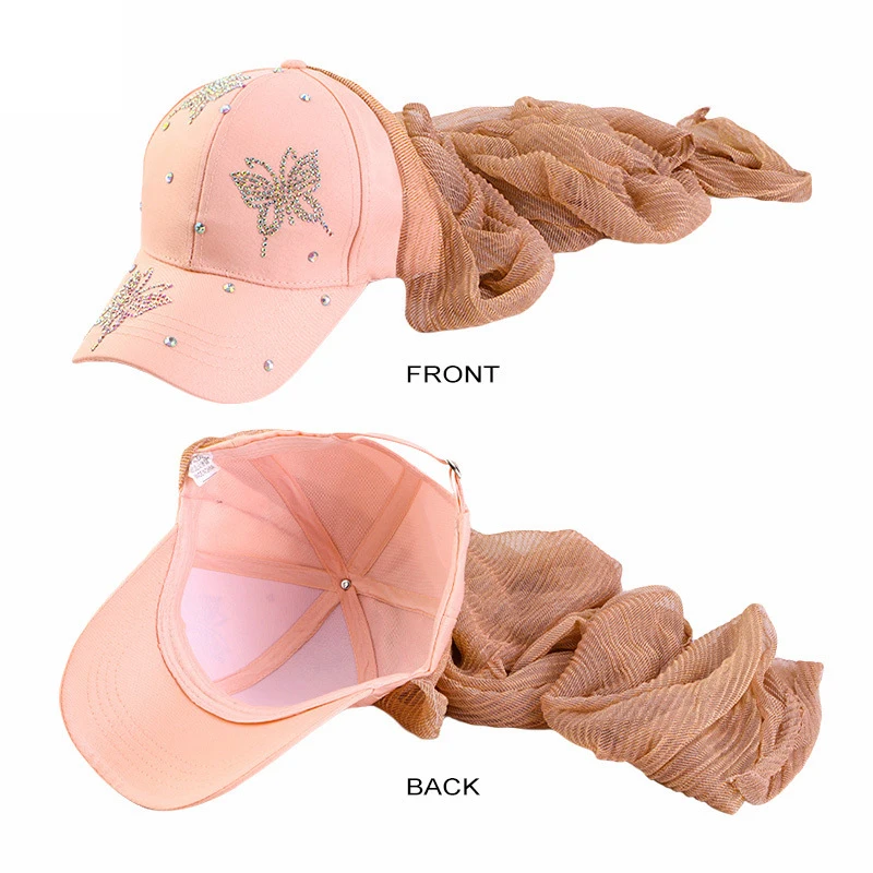 Baseball Cap Fitted - Musilm Women Hijab with Base Ball