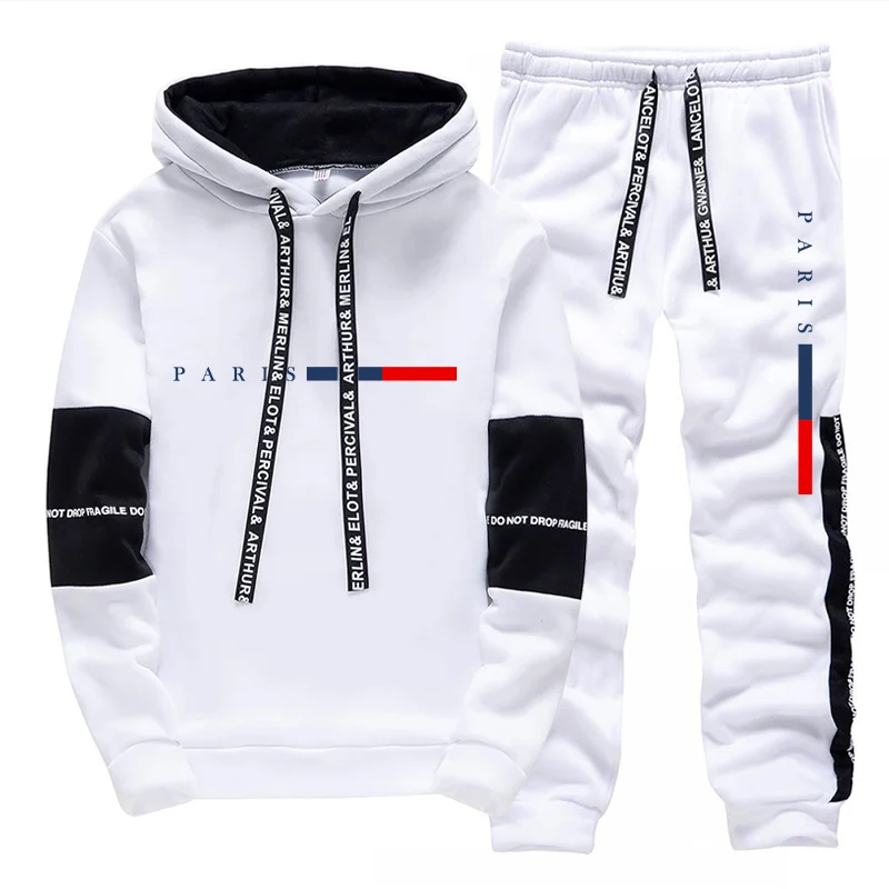 Street Fashion Paris - Men's Set/Hoodie/Pants Outdoor Street Comfort Sportswear