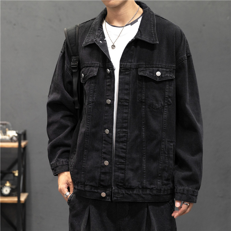 New Denim Jacket Men Vintage J - Street Fashion Jacket Men recension och pris