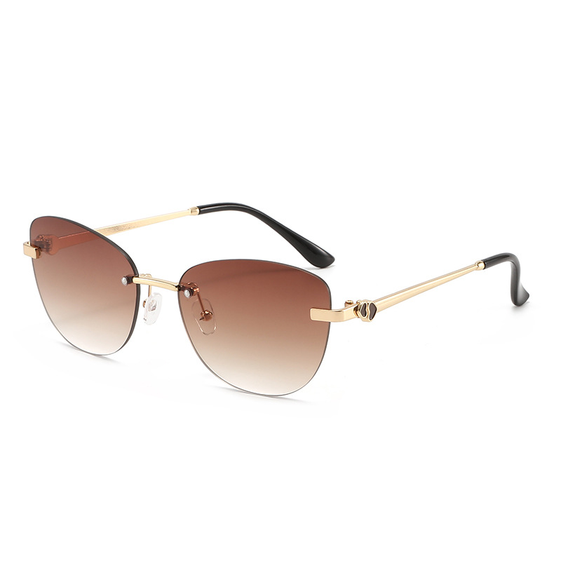 2026 New Vintage Retro Rimless - Street Fashion Photoshoot recension och pris