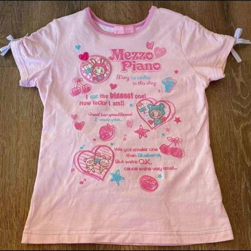 Vintage Kawaii Cute Short Slee - Street Fashion China Girl recension och pris