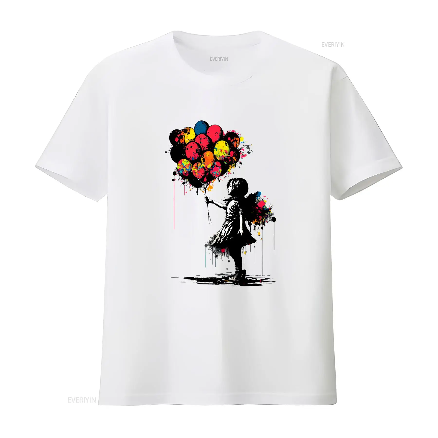 Banksy Peace T Shirt Balloon G - Street Fashion China Girl recension och pris