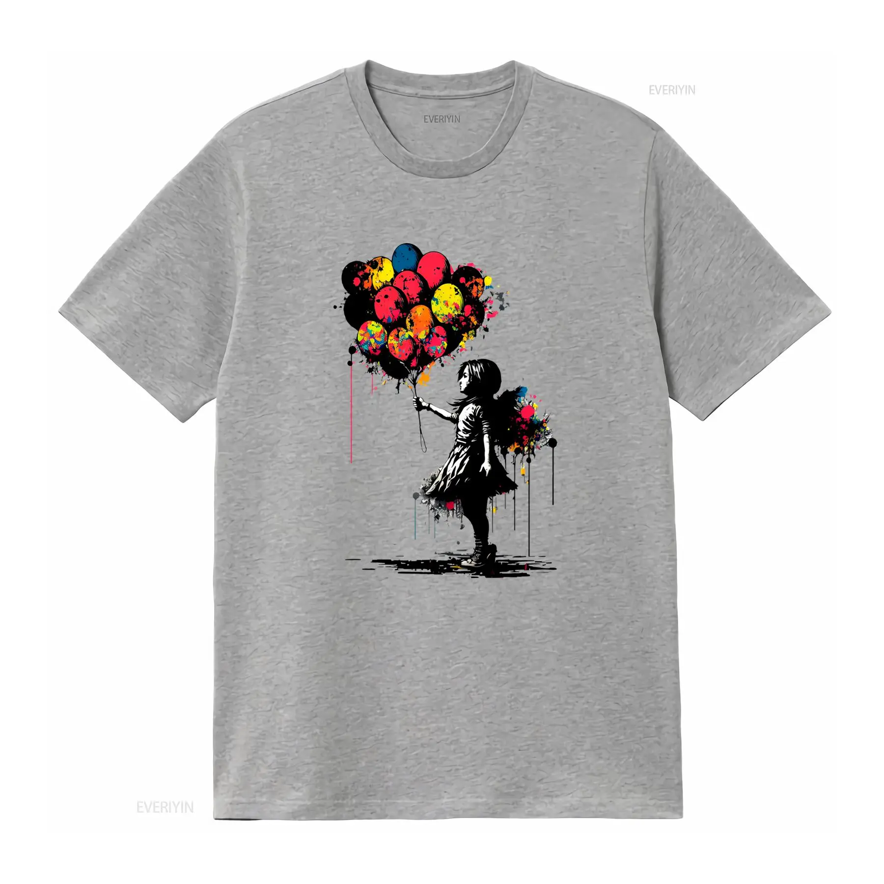 Banksy Peace T Shirt Balloon G - Street Fashion China Girl recension och pris