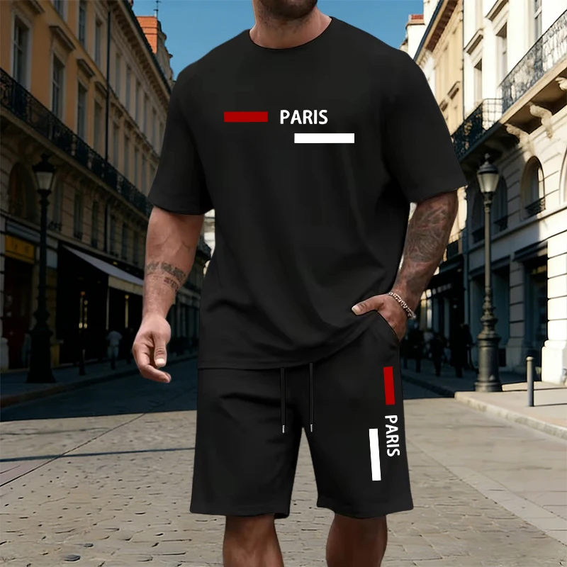 2026 Paris Printed Men's Set C - Street Fashion Paris recension och pris
