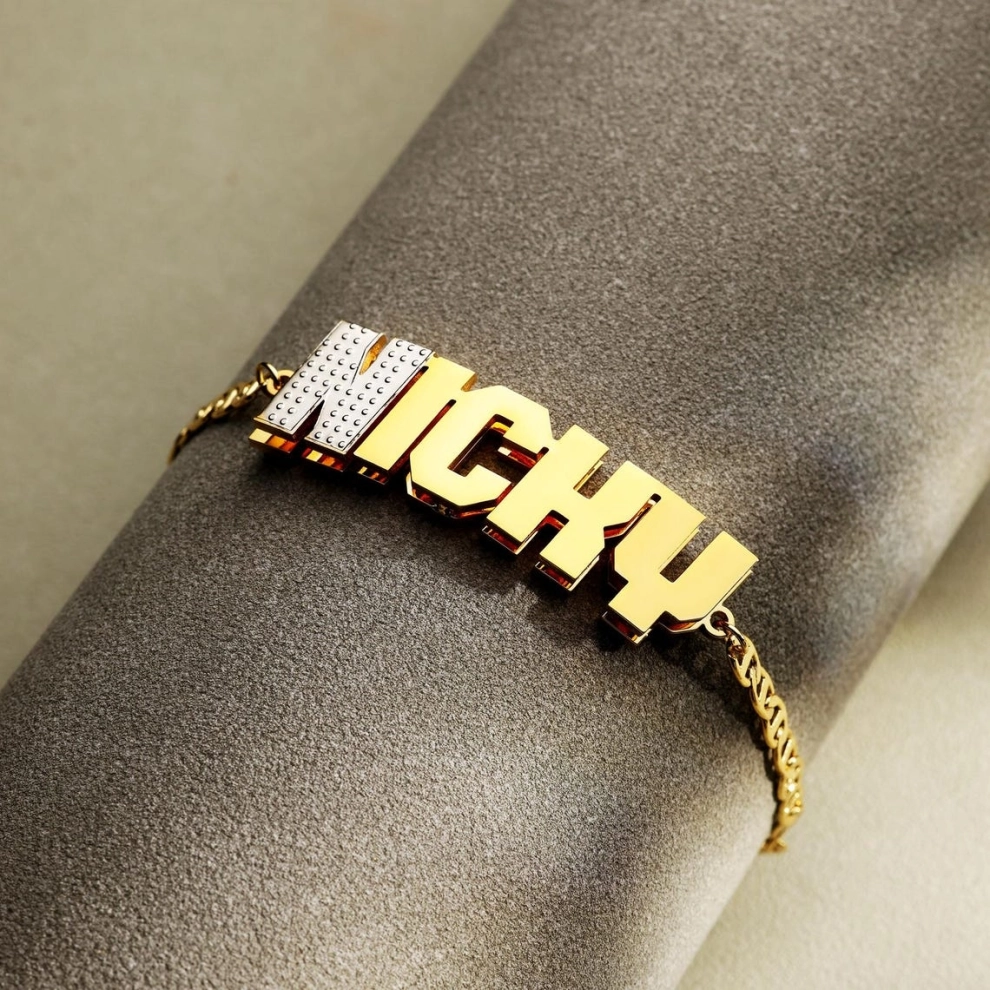 Zciti Custom Name Man Layered  - Street Fashion Name recension och pris