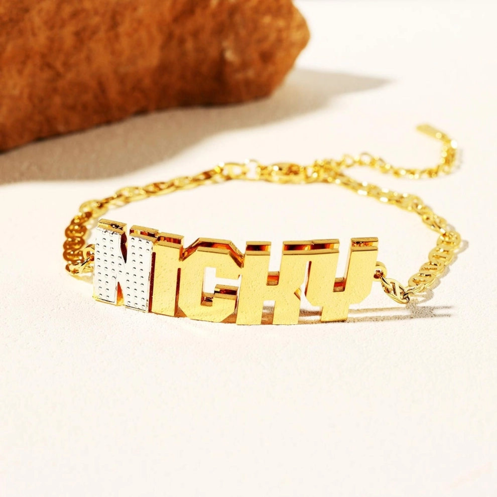 Zciti Custom Name Man Layered  - Street Fashion Name recension och pris