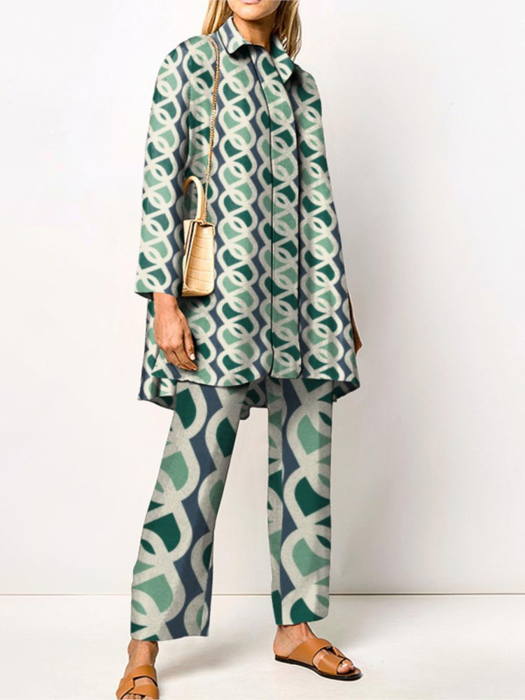 Autumn New Loose Vintage Print - Street Fashion China Girl recension och pris