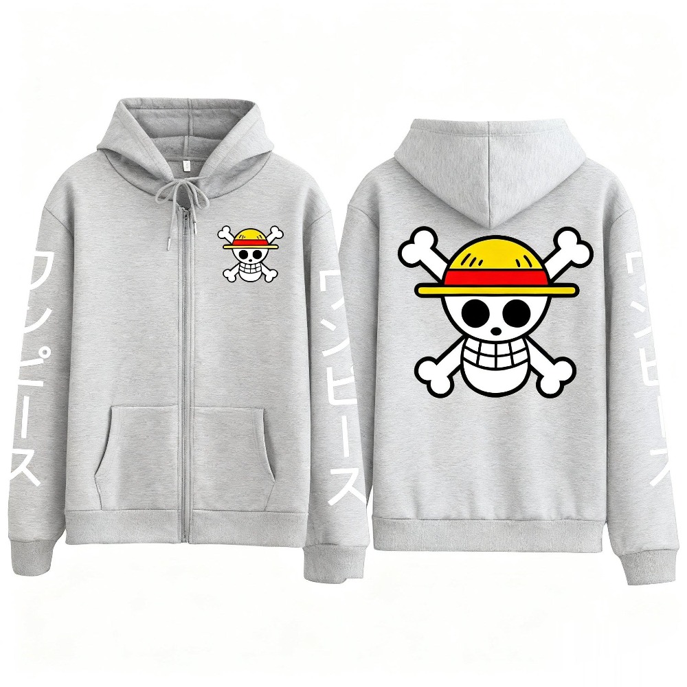 New Oversized One Piece Luffy  - Street Fashion Jacket Men recension och pris