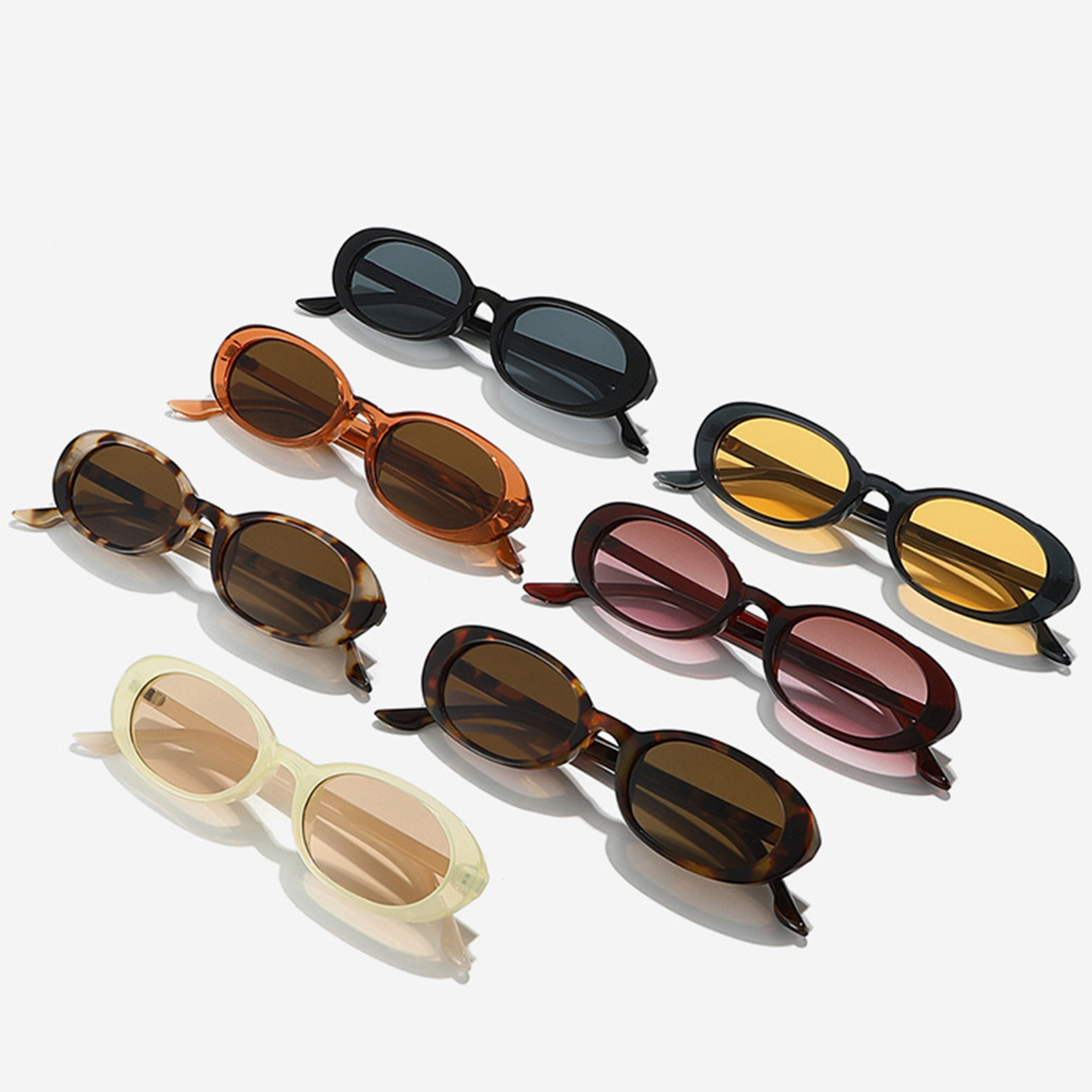 Oval Small Frame Candy Color S - Street Fashion Photoshoot recension och pris