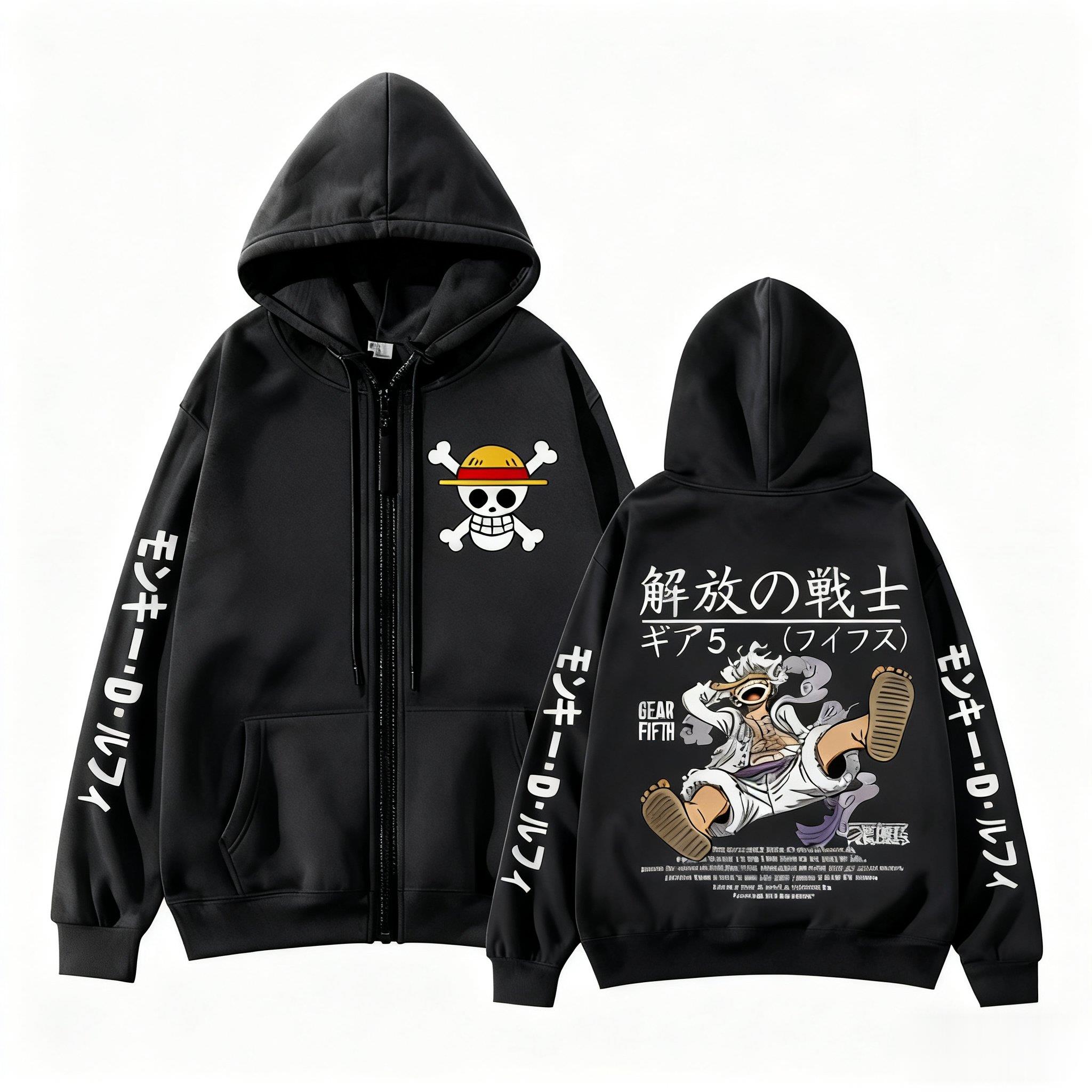Monkey D Luffy Gear 5 One Piec - Street Fashion Jacket Men recension och pris
