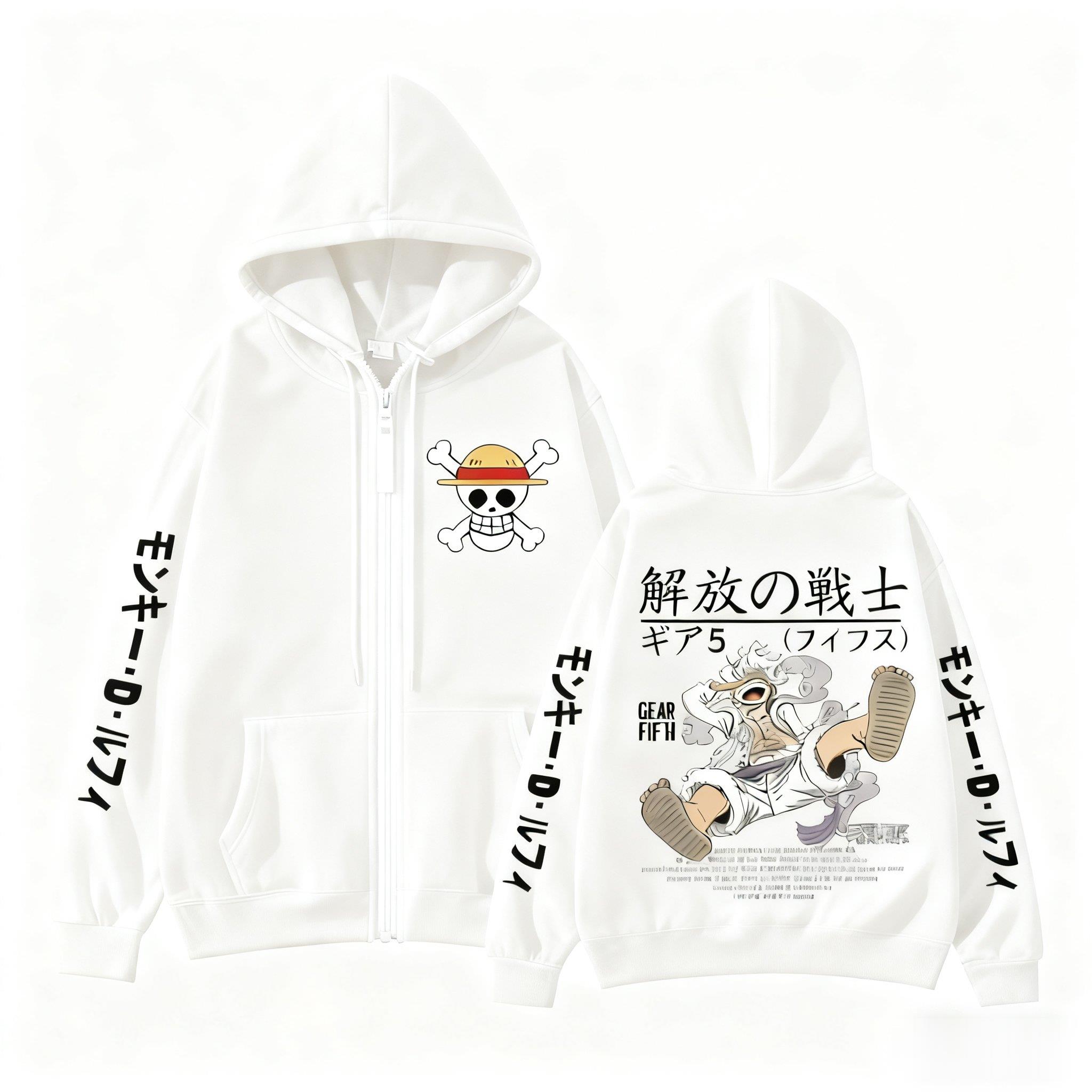 Monkey D Luffy Gear 5 One Piec - Street Fashion Jacket Men recension och pris