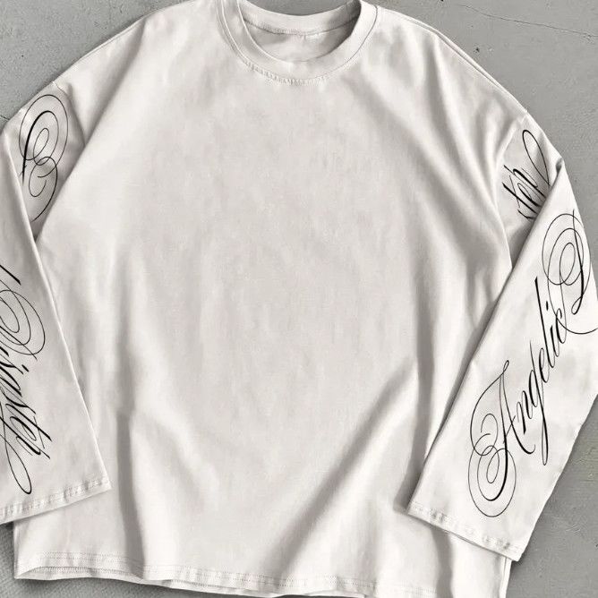 Autumn T-shirt retro fashion h - Street Fashion Hong Kong recension och pris