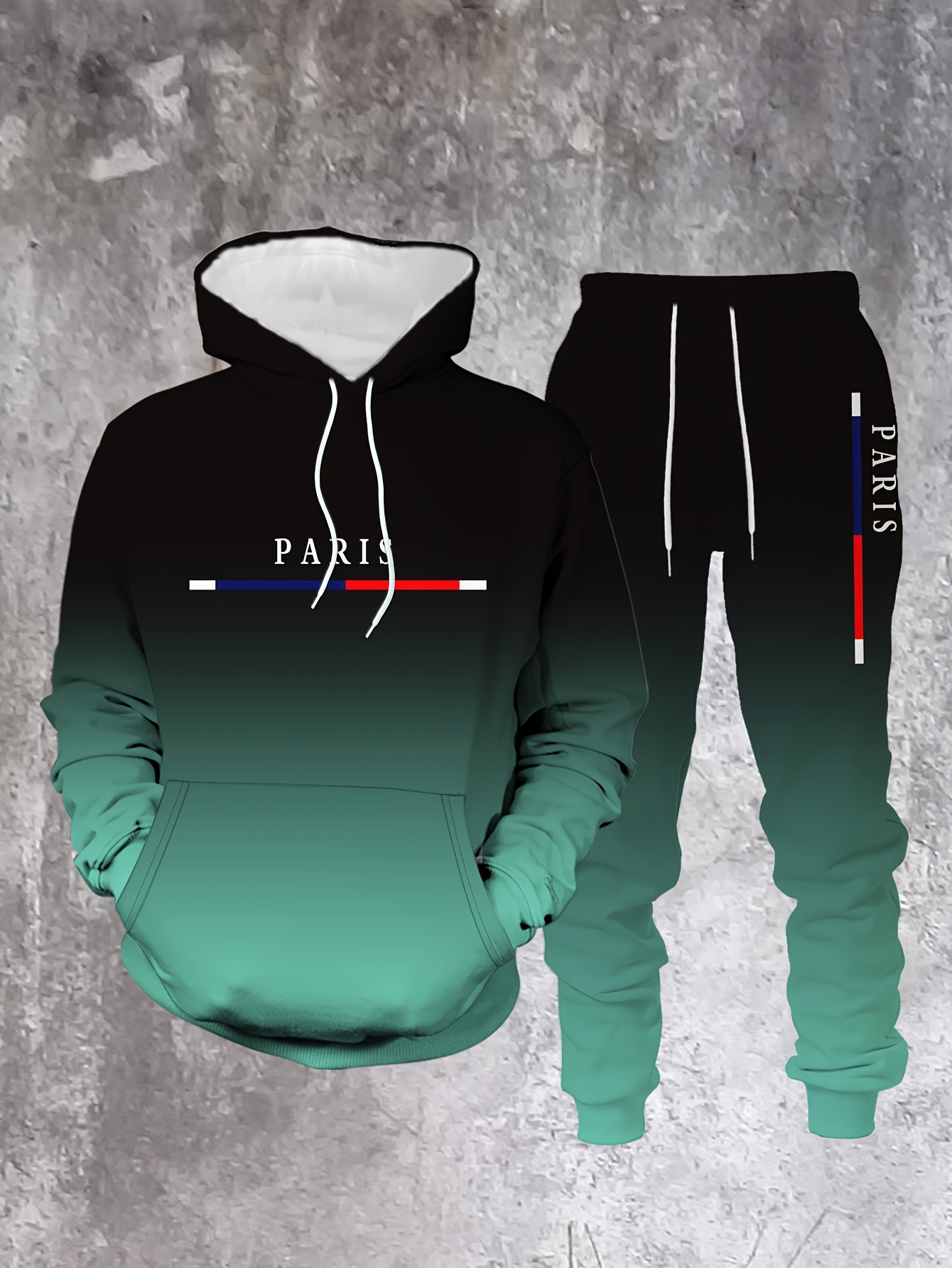 Gradient Color Paris Tracksuit - Street Fashion Paris recension och pris