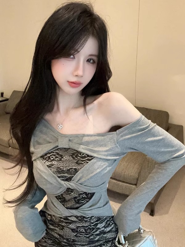 Retro Spicy Girl Lace Hollow o - Street Fashion Hong Kong recension och pris