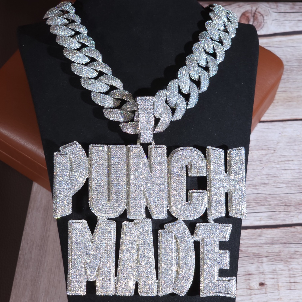 ICEC Custom Hiphop Name Pendan - Street Fashion Name recension och pris