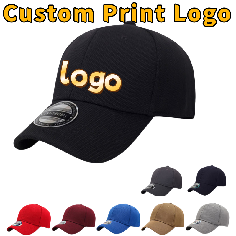 Customized Printed Logo Fully  - Baseball Cap Fitted recension och pris